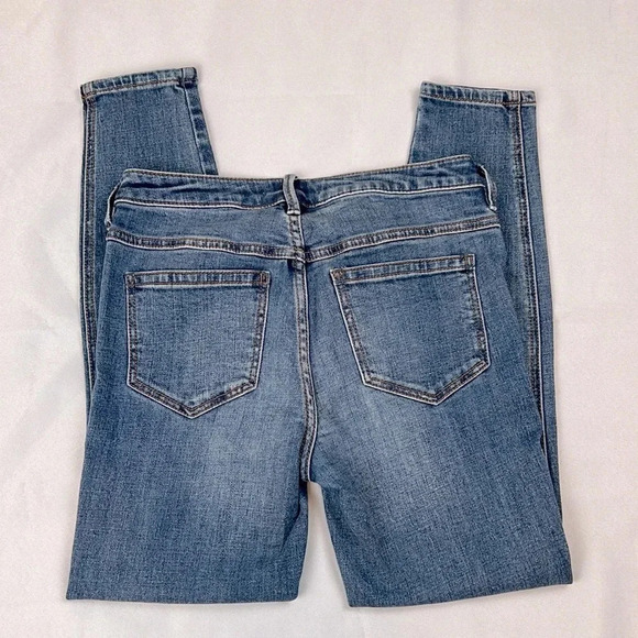 Free People High Rise Button Fly Skinny Jean Size 26 - Picture 2 of 10